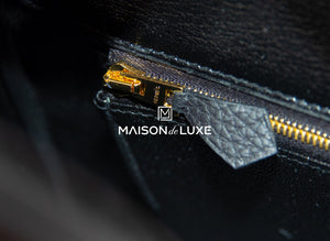 Hermes Hermes Birkin 25 Black Togo Gold Hardware - view 10