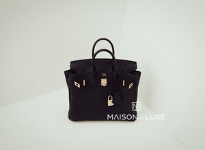 Hermes Hermes Birkin 25 Black Togo Gold Hardware - view 15
