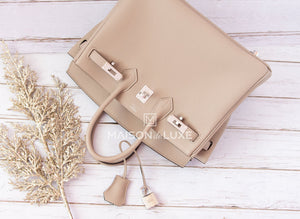 Hermes Hermes Gris Tourterelle Togo Birkin 25 Handbag - view 2