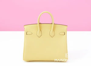 Hermes Hermes Jaune Poussin Togo Birkin 25 Handbag - view 3