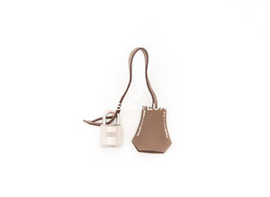 Hermes Hermes Birkin 25 Etoupe Togo Palladium Hardware - view 13
