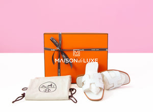 Hermes Hermes Women's White Oran Sandal 36 - view 1