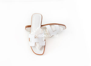 Hermes Hermes Women's White Oran Sandal 36 - view 2