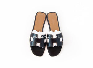 Hermes Hermes Women's Noir Black Oran Sandal 36 - view 4