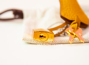 Hermes Hermes Jaune Ambre Togo GHW Birkin 25 Handbag - view 16