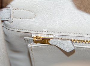 Hermes Hermes Birkin 25 Beton Togo Gold Hardware - view 12