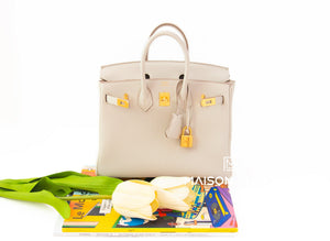 Hermes Hermes Birkin 25 Beton Togo Gold Hardware - view 2