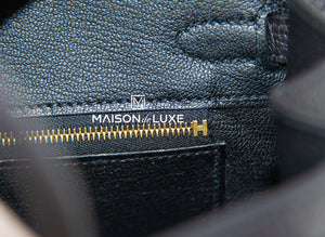 Hermes Hermes Birkin 25 Black Togo Gold Hardware - view 10
