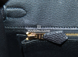 Hermes Hermes Birkin 25 Black Togo Gold Hardware - view 11