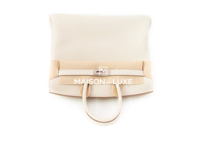 Hermes Hermes Craie Togo PHW Birkin 25 Handbag - view 6