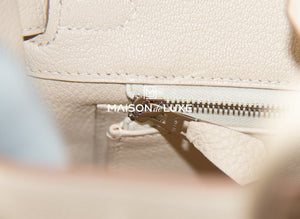 Hermes Hermes Craie Togo PHW Birkin 25 Handbag - view 12