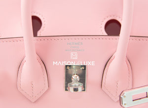 Hermes Hermes Rose Sakura Pink Swift PHW Birkin 25 Handbag - view 9