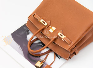Hermes Hermes Birkin 25 Gold Togo Gold Hardware - view 2