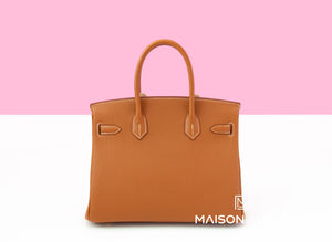 Hermes Hermes Birkin 30 Gold Togo GHW Handbag - view 3
