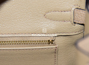 Hermes Hermes Birkin 25 Beige Marfa Togo Gold Hardware - view 11