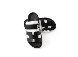 Hermes Hermes Women's Black Chypre Sandal 37 - view 2