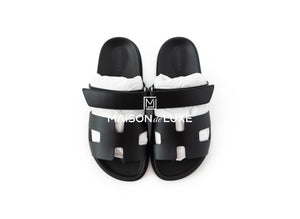 Hermes Hermes Women's Black Chypre Sandal 37 - view 3