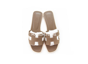 Hermes Hermes Women's Etoupe Oran Sandal 38 - view 3