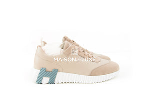 Hermes Hermes Women's Beige Esquisse Bouncing 38 Sneaker - view 2