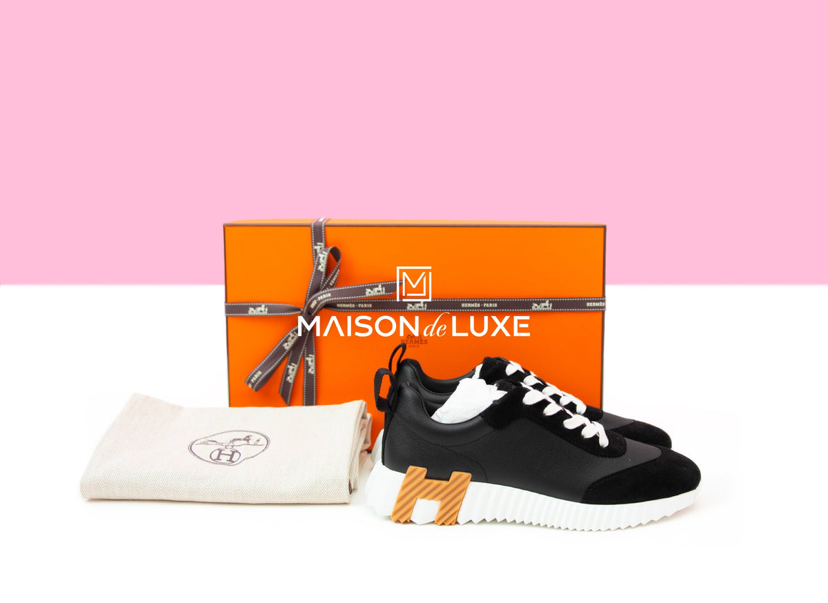 Hermes Hermes Women's Black Bouncing 37 Sneaker