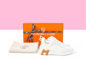 Hermes Hermes Women's White Bouncing 37.5 Sneaker - view 1
