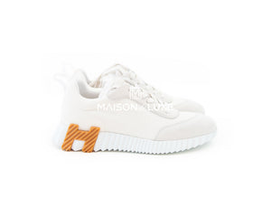 Hermes Hermes Women's White Bouncing 37.5 Sneaker - view 2