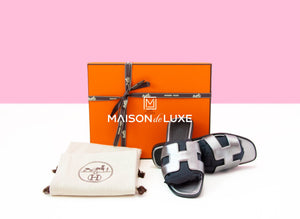 Hermes Hermes Women's Metallic Silver Oran Sandal 36 - view 1