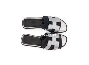 Hermes Hermes Women's Metallic Silver Oran Sandal 36 - view 3