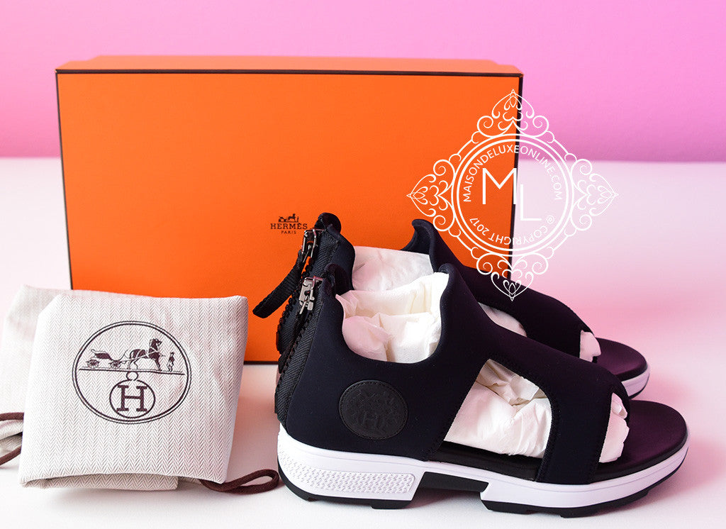 Hermes Hermes Womens Black Sport Sandal Slipper 36 Shoes