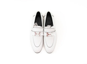 Hermes Hermes Women's White Paris Loafer 37.5 - view 4
