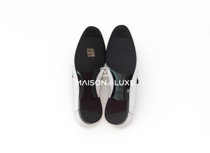Hermes Hermes Women's White Paris Loafer 37.5 - view 5