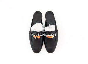 Hermes Hermes Women's Black OZ Kelly Mules 37 - view 4