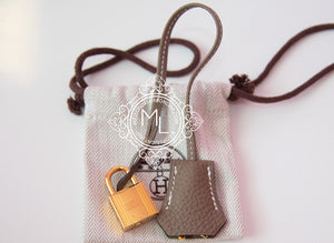 Hermes Hermes Etoupe Togo GHW Birkin 30 Handbag - view 11