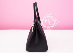 Hermes Hermes Black Noir Togo GHW Birkin 30 Handbag - view 2