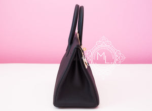 Hermes Hermes Black Noir Togo GHW Birkin 30 Handbag - view 4