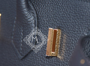 Hermes Hermes Black Noir Togo GHW Birkin 30 Handbag - view 8