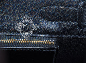 Hermes Hermes Black Noir Togo GHW Birkin 30 Handbag - view 10