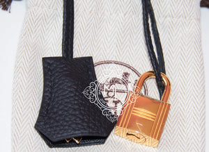 Hermes Hermes Black Noir Togo GHW Birkin 30 Handbag - view 12