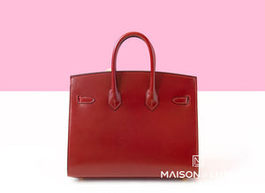 Hermes Hermes Birkin Sellier 25 Rouge H Box Calf - view 4