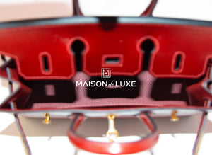 Hermes Hermes Birkin Sellier 25 Rouge H Box Calf - view 12
