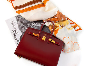 Hermes Hermes Birkin Sellier 25 Rouge H Box Calf - view 2