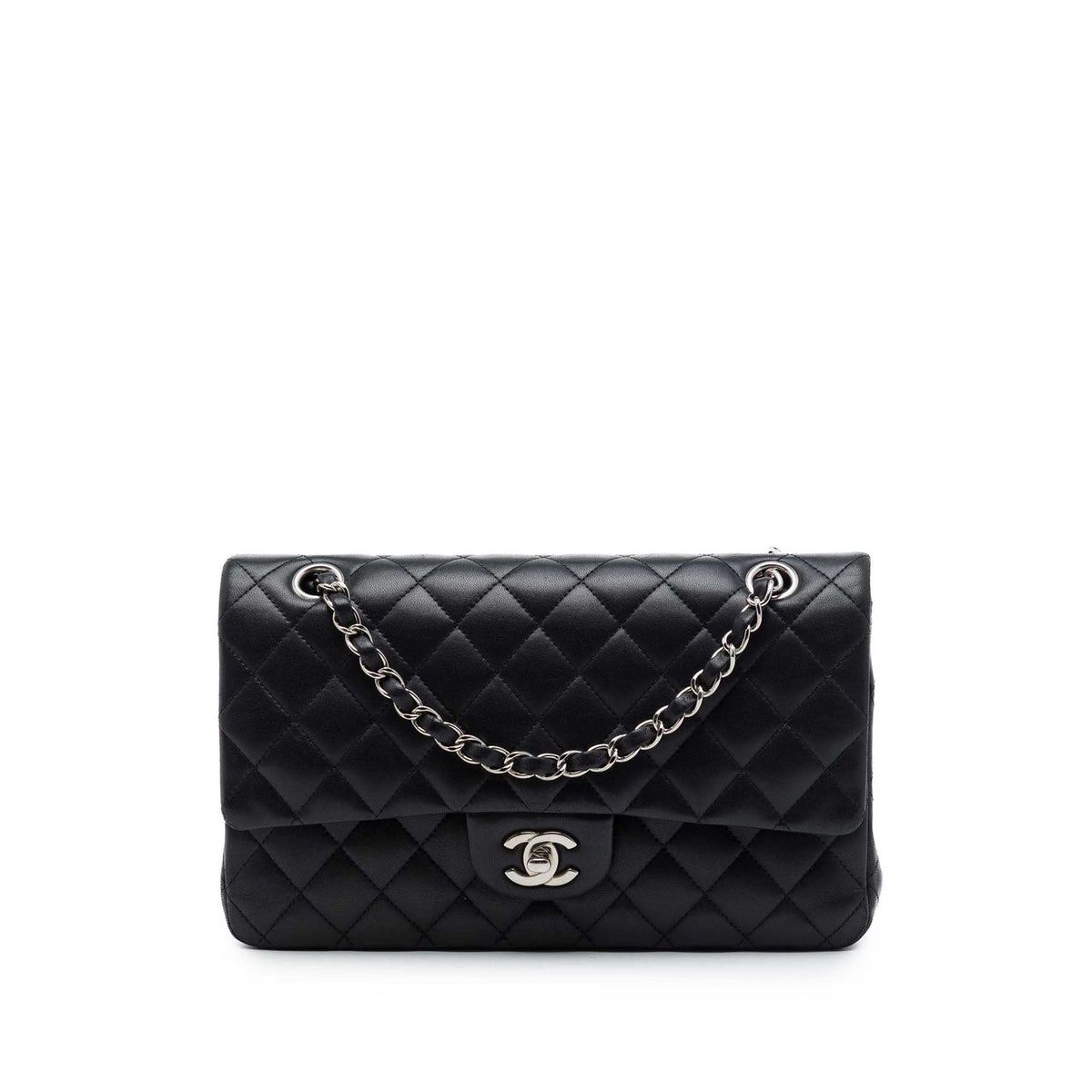 Chanel Classic Double Flap Bag Quilted Lambskin Medium