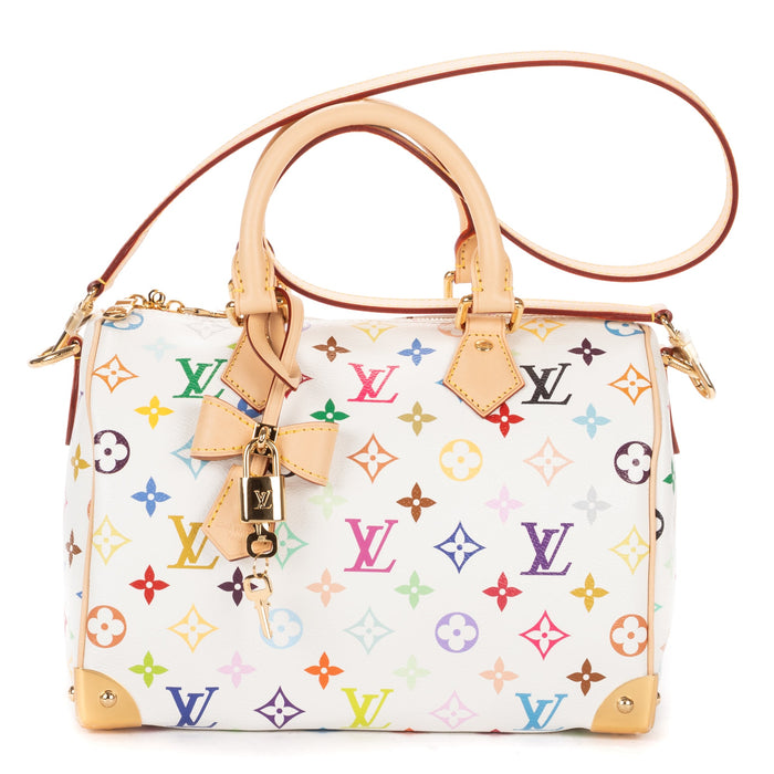 Louis Vuitton x Takashi Murakami Speedy Soft Bandouliere Bag Monogram Multicolor 25