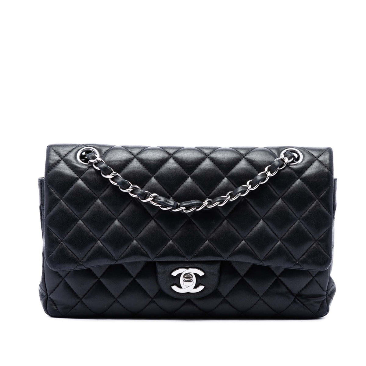 Chanel Classic Double Flap Bag Quilted Lambskin Medium