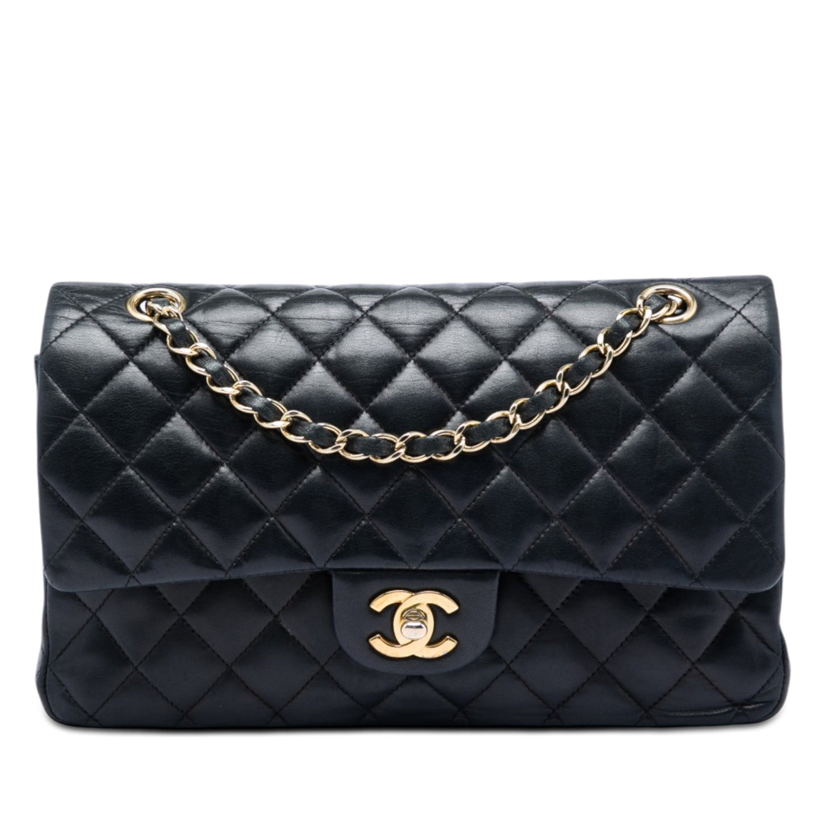Chanel Classic Double Flap Bag Quilted Lambskin Medium
