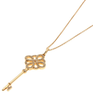 Tiffany & Co. Knot Pendant Necklace 18K Rose Gold with Diamond - view 1