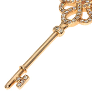 Tiffany & Co. Knot Pendant Necklace 18K Rose Gold with Diamond - view 6