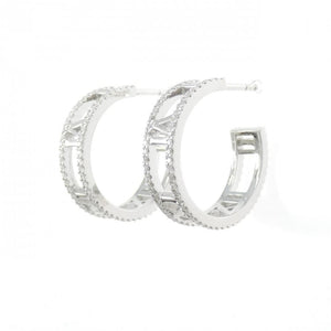 Tiffany & Co. Atlas Earrings White Gold - view 2