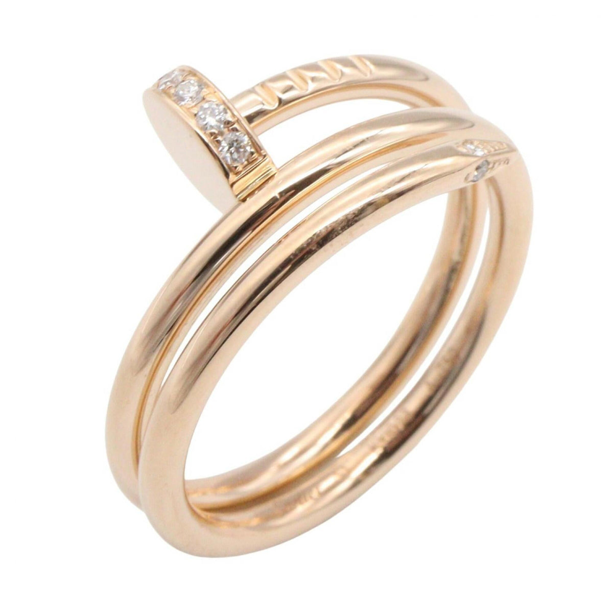 Cartier Juste un Clou Ring 18K Rose Gold with Diamond