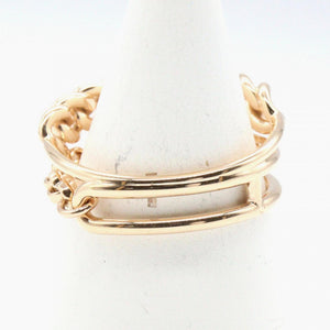 Hermes Mix and H Ring 18K Rose Gold - view 2